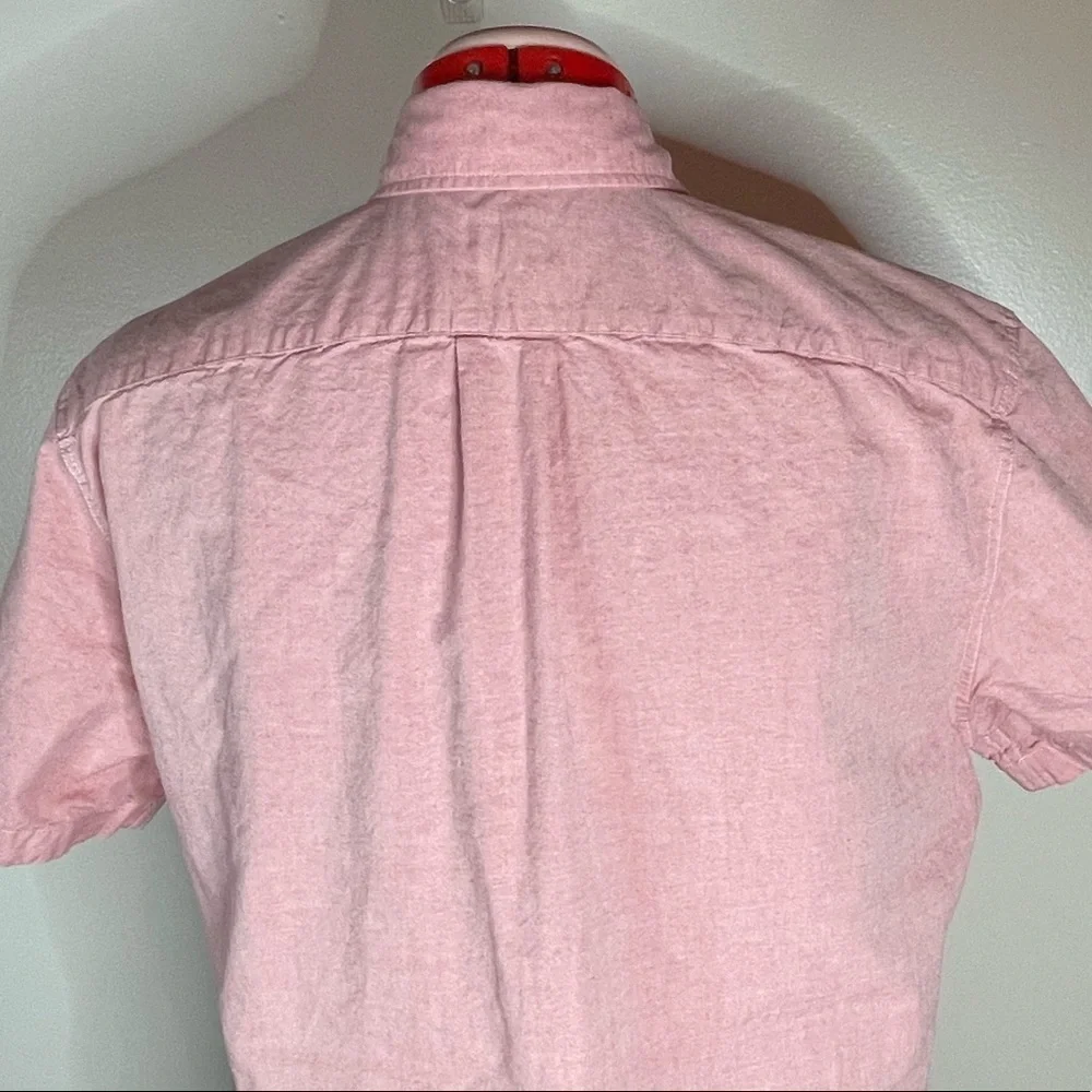J. Crew Short-sleeve cotton oxford popover Sz S